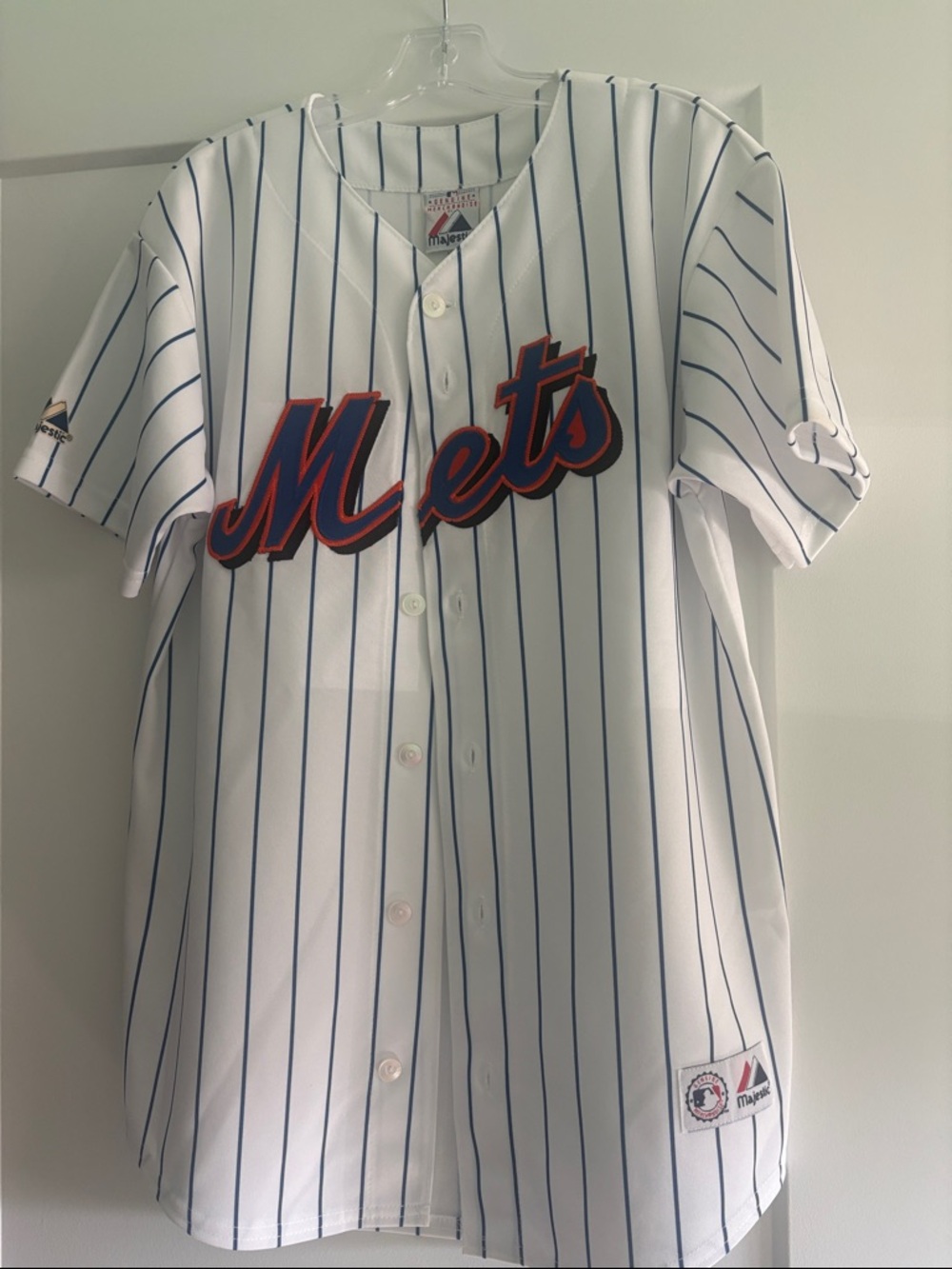 Youth, New York Mets,Majestic Home Replica Jersey - Picture 2 of 5